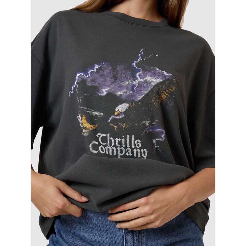 Thrills Flight Risk Oversized Tee image number 2